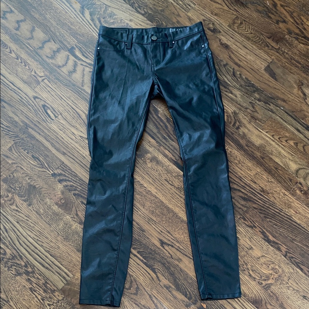 Blank NYC Black Faux Leather Pants 26